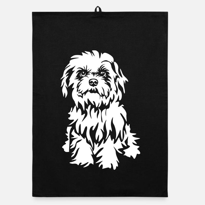 Bichon Havanais "Black Edition" Torchon bio