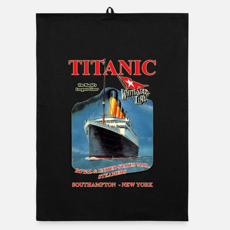 TITANIC liner creation Louis RUNEMBERG © Adagp Organic dish towel