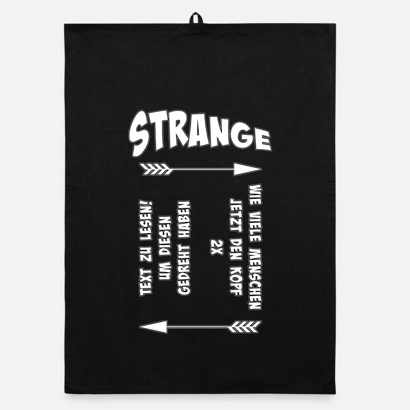 Strange Pfeil Spruch Muster Organic Geschirrtuch
