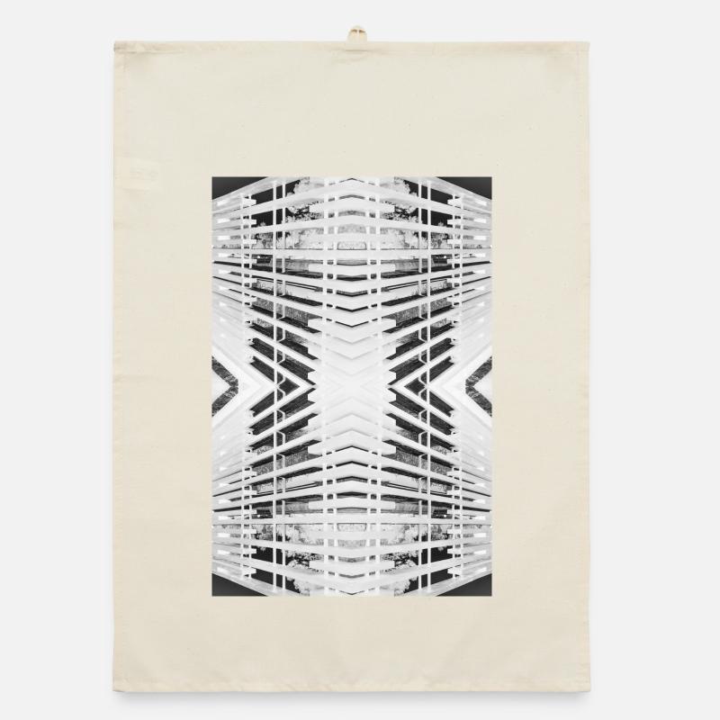 Abstract Wood V.2 Organic dish towel