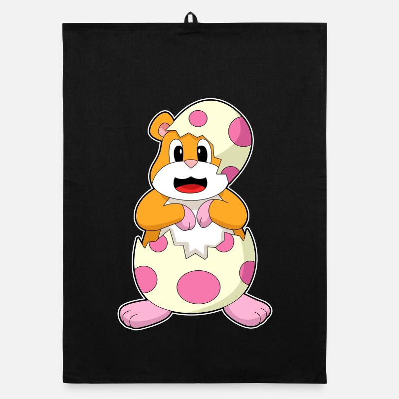 Hamster Eierschale  Organic Geschirrtuch