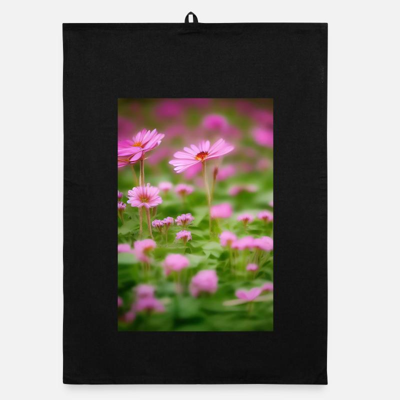 Flower Art Organic dish towel