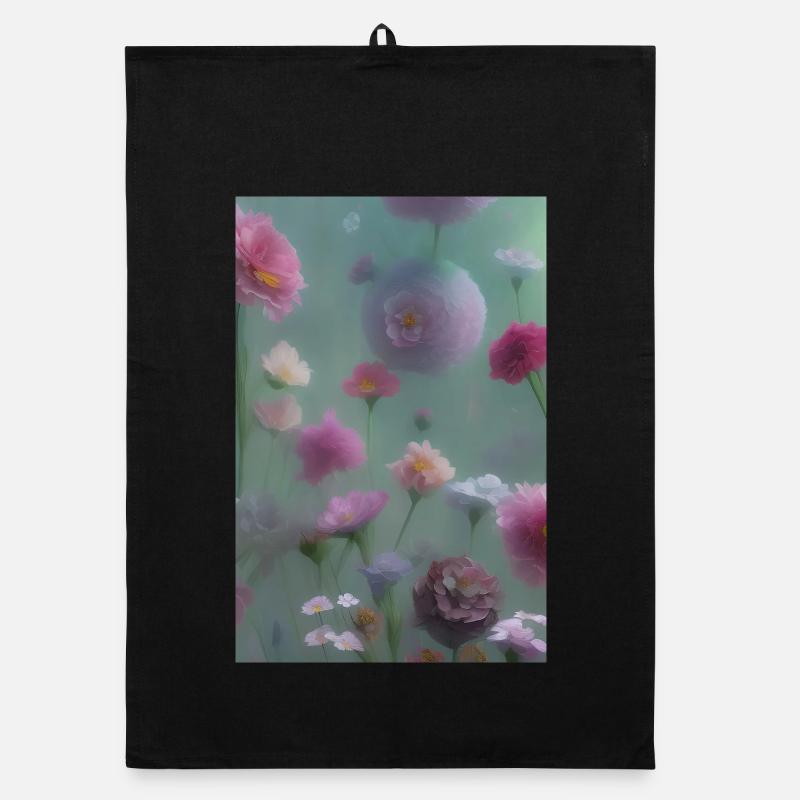 Blumen Kunst Organic Geschirrtuch