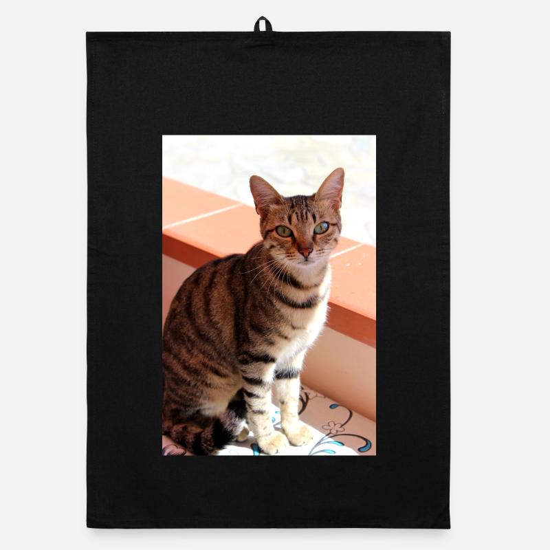 Katze Kätzchen Organic Geschirrtuch