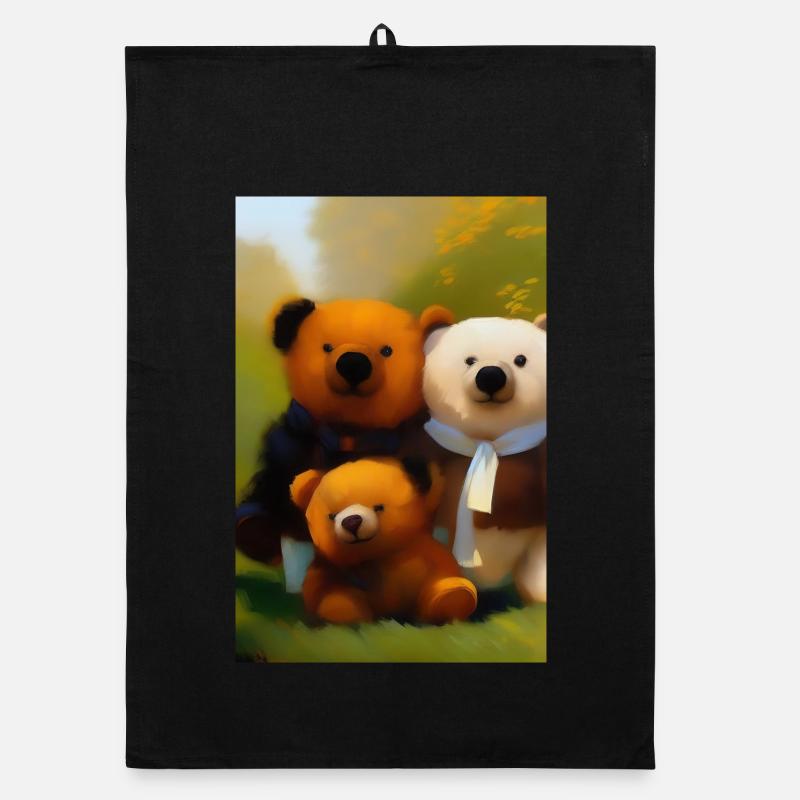 Teddy bear Organic dish towel