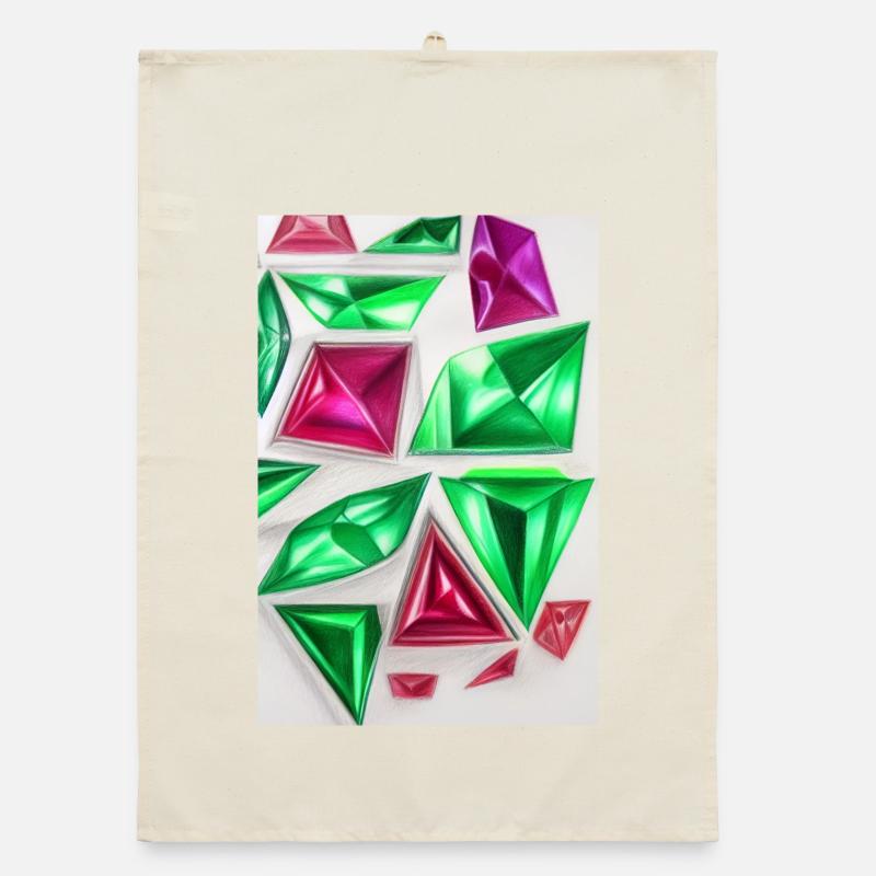 Gemstones Organic dish towel