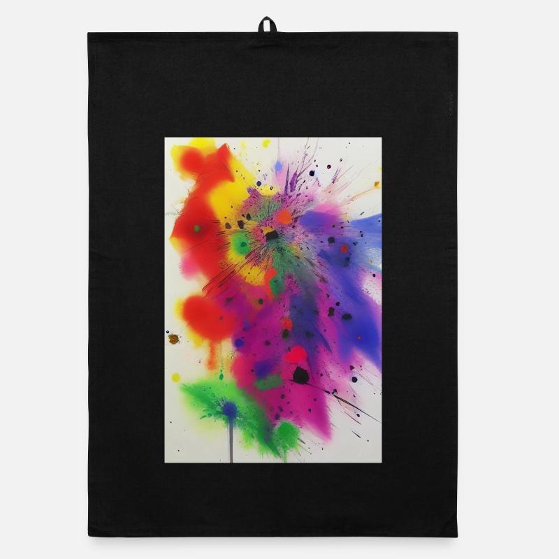 Éclaboussures de peinture Torchon bio