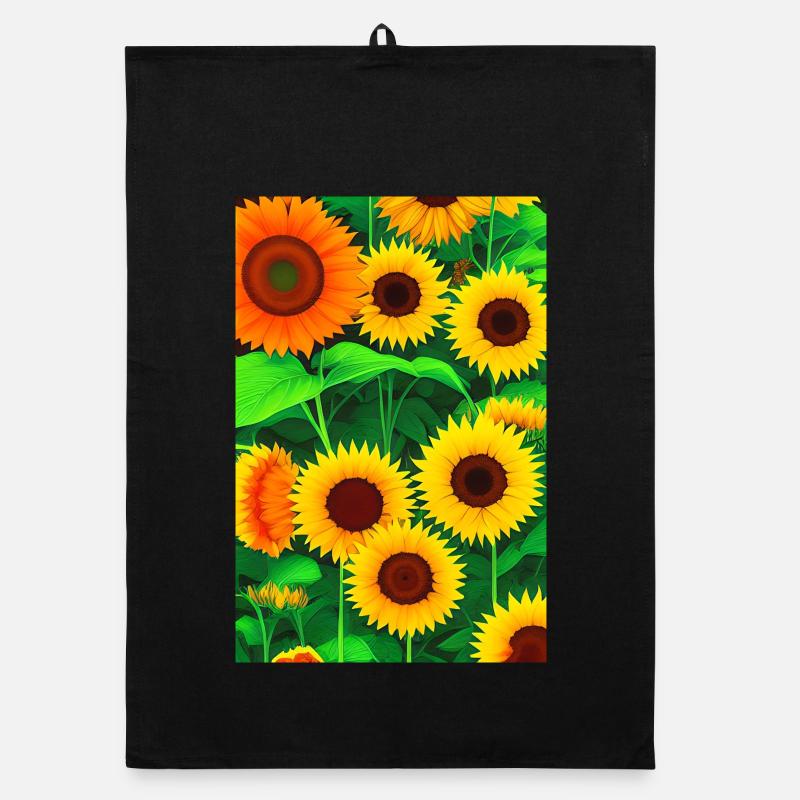 Sonnenblumen Organic Geschirrtuch