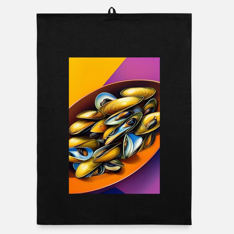 Mussels Organic dish towel