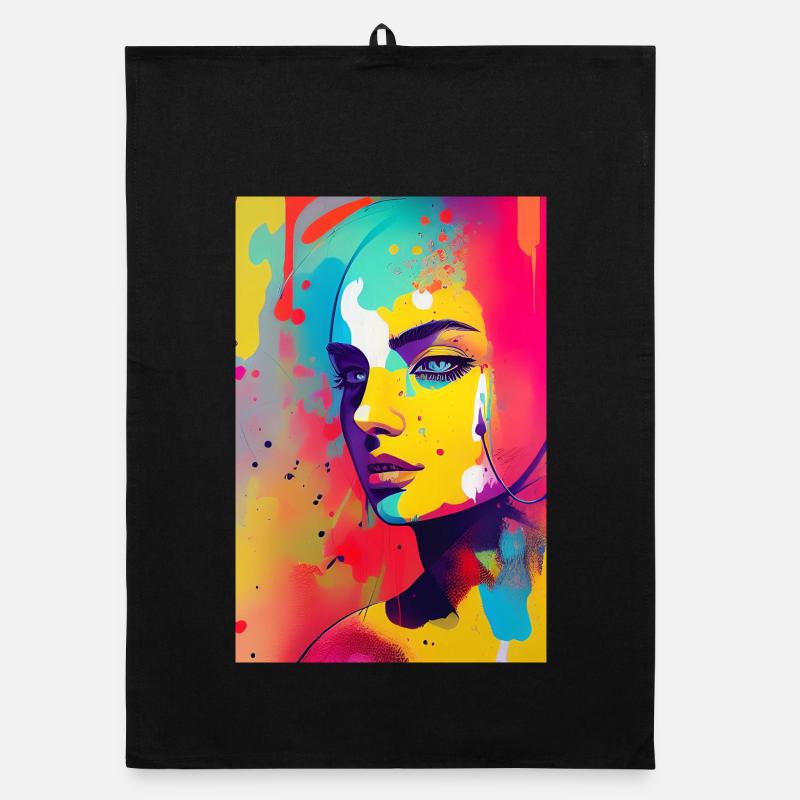 Abstrakte Kunst Organic Geschirrtuch