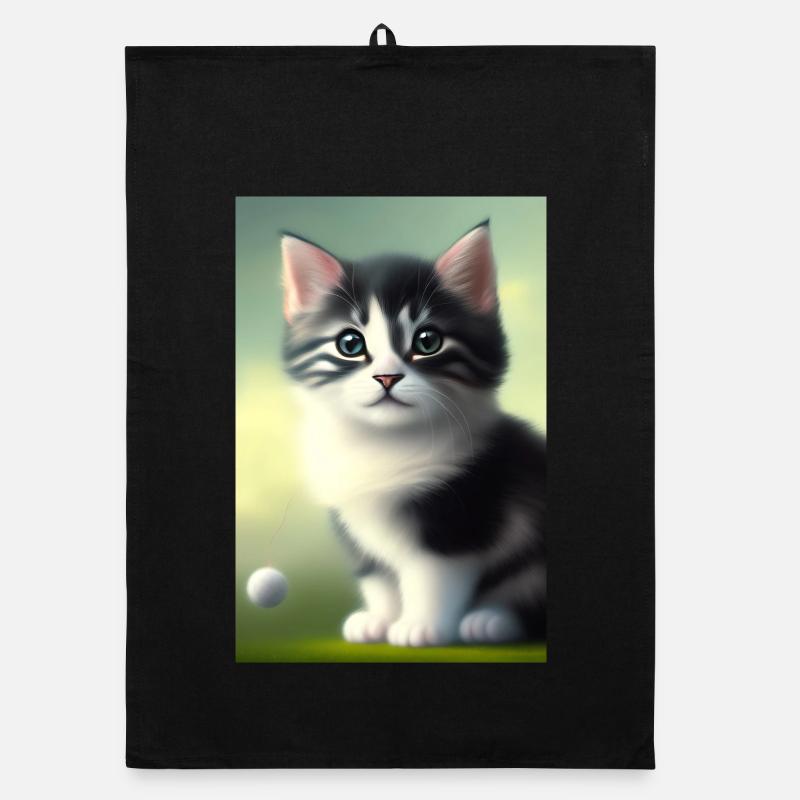 Bébé chat Torchon bio