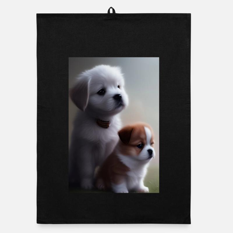 Bébé chien Torchon bio