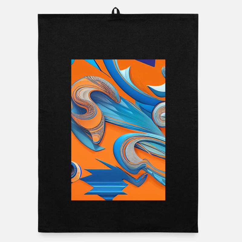 Art abstrait Torchon bio