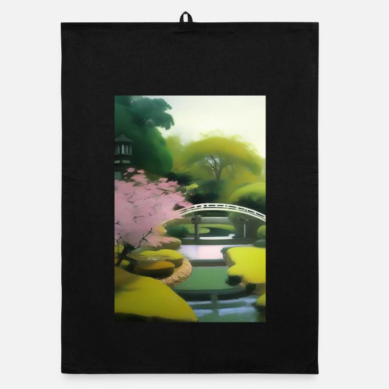 Jardin zen chinois Torchon bio