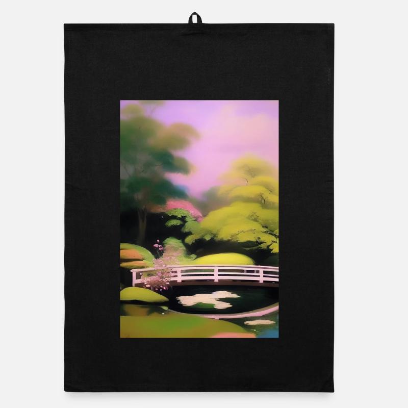 Jardin zen chinois Torchon bio