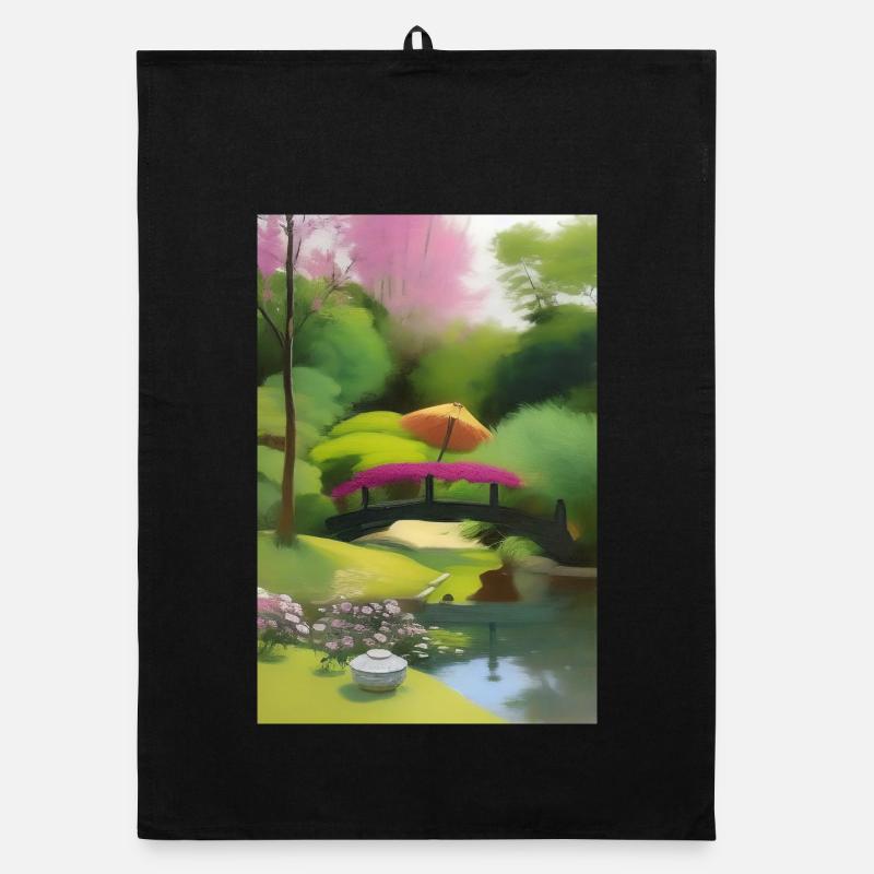 Jardin zen chinois Torchon bio