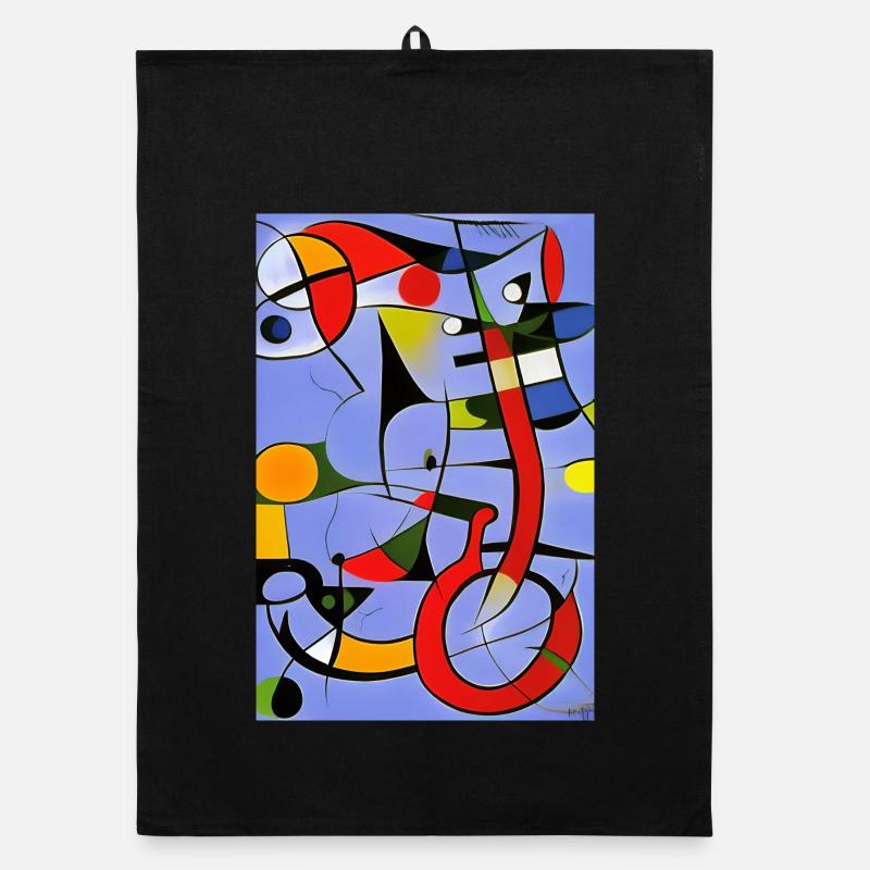 Abstrakte Kunst Organic Geschirrtuch