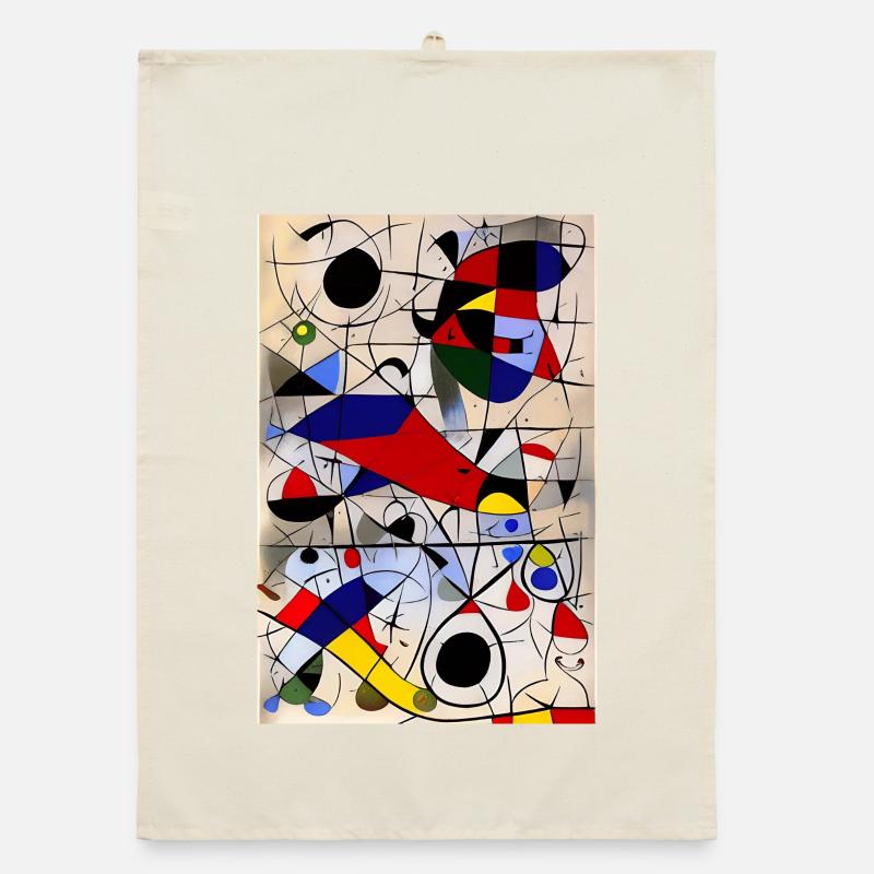 Abstrakte Kunst Organic Geschirrtuch