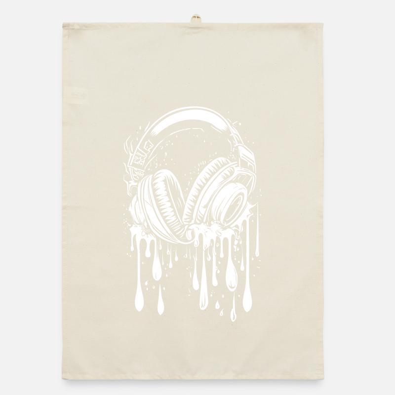 Casque d’écoute avec gouttes Torchon bio