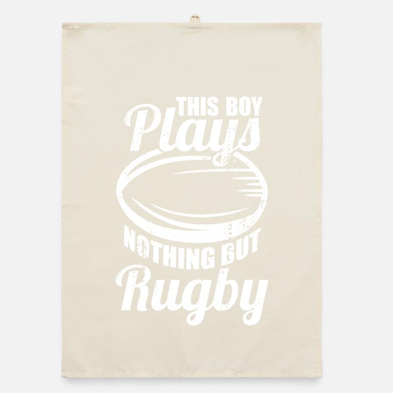 Garçon de rugby Torchon bio