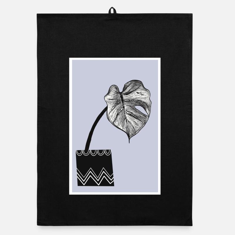 Illustration de la nature de la plante Monstera Torchon bio