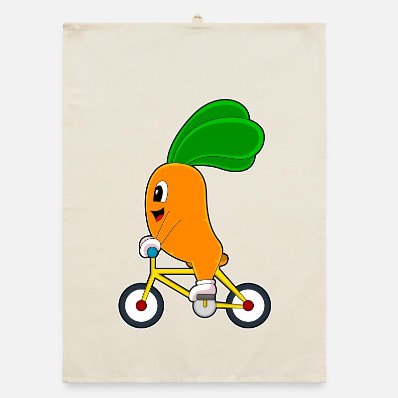 Carrot Bicycle Organic dish towel