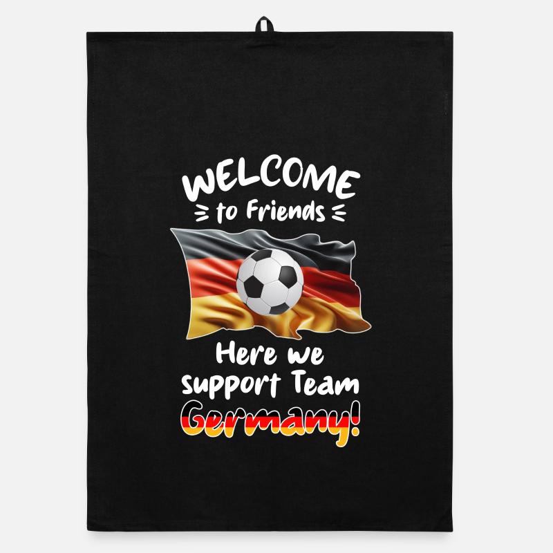 Welcome friends - We support our team GER. Organic dish towel