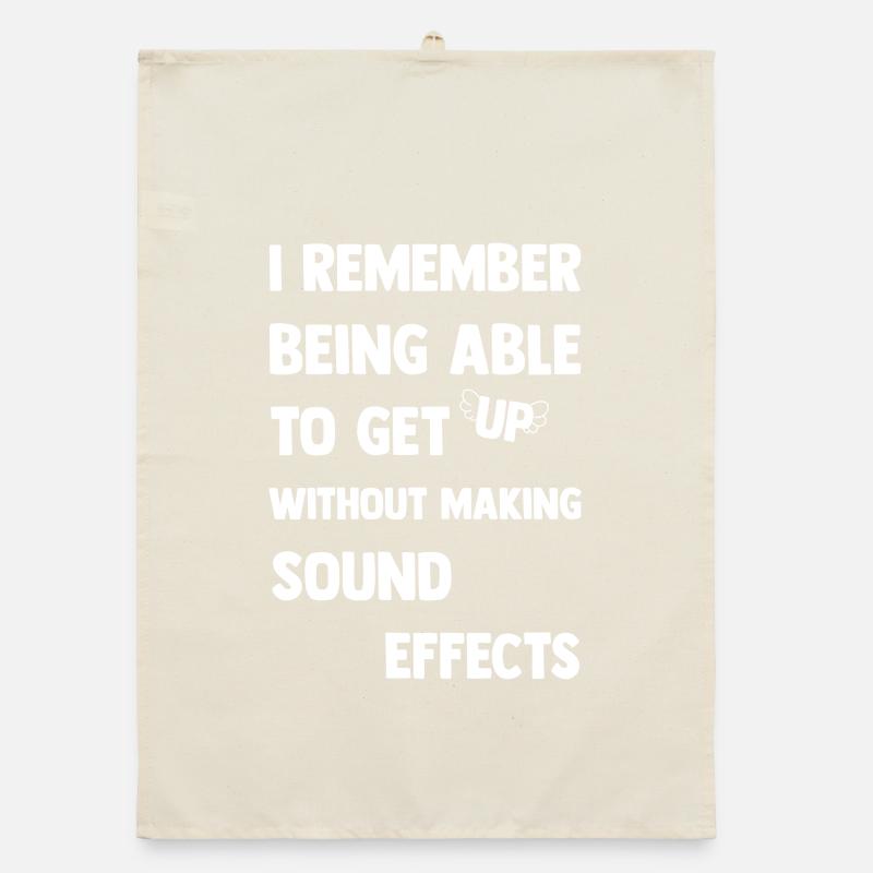 I make sound effects Organic dish towel