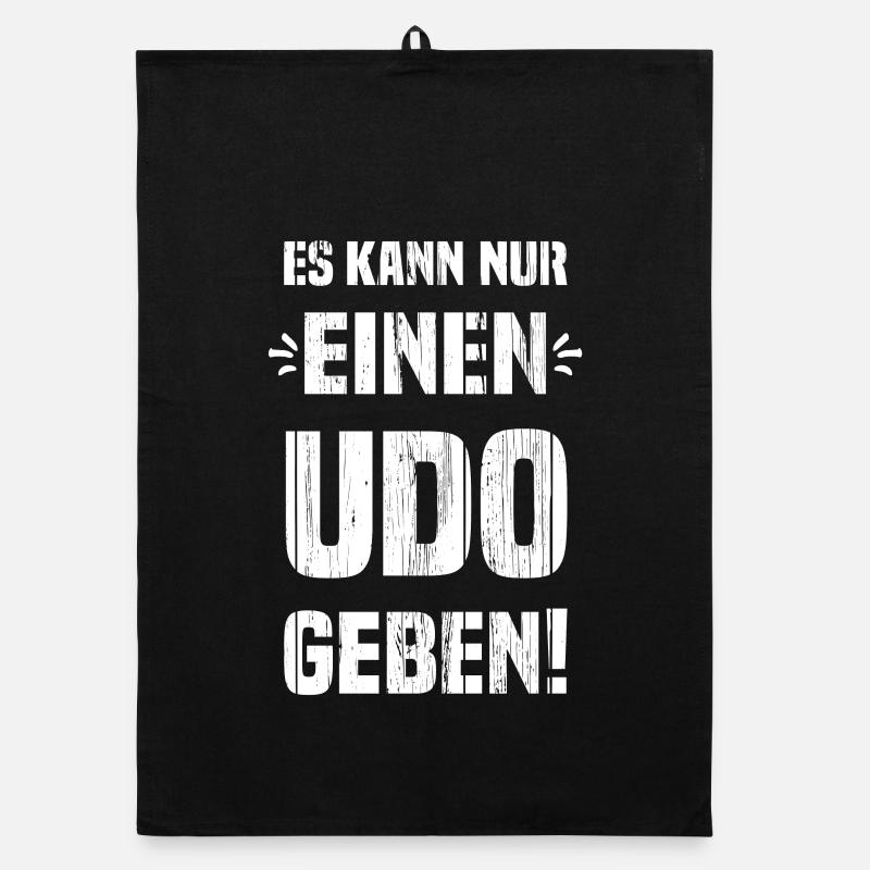 Es kann nur diesen einen Udo geben! Organic Geschirrtuch