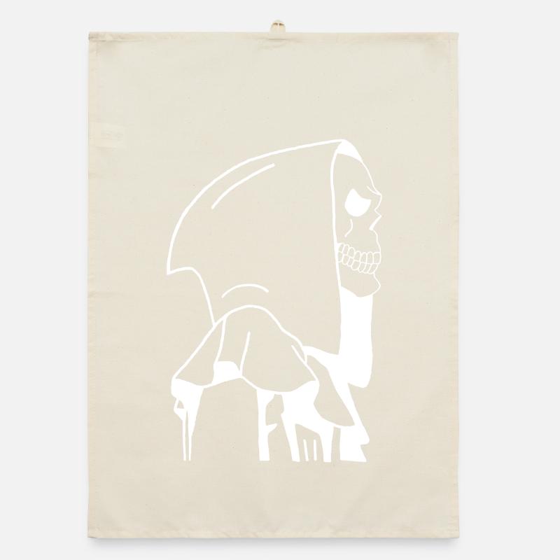 Tod im Profil Organic Geschirrtuch