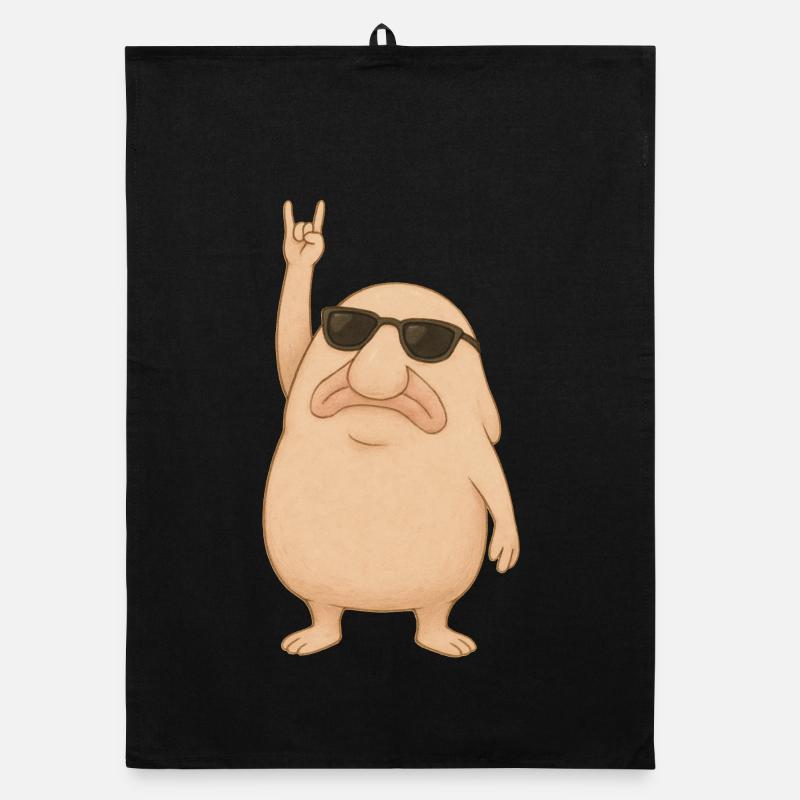Blobfish Rocks Organic dish towel