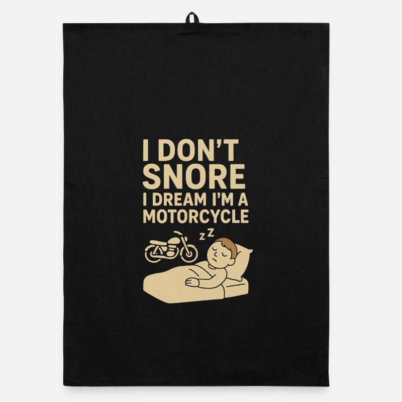 Motorräder schnarchen Organic Geschirrtuch