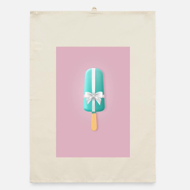 Ruban cadeau Popsicle pastel Torchon bio