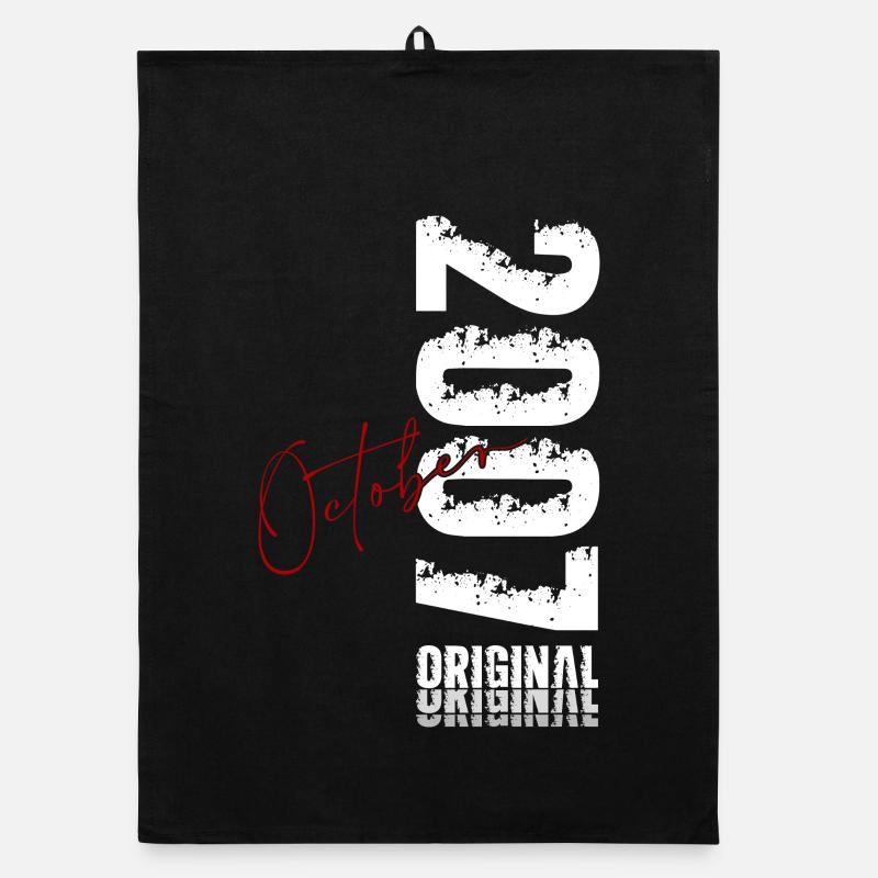 18ème Anniversaire Original Octobre Millésime 2007 Torchon bio