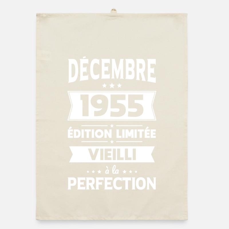 Anniversaire 70 ans - Décembre 1955 Perfection Torchon bio
