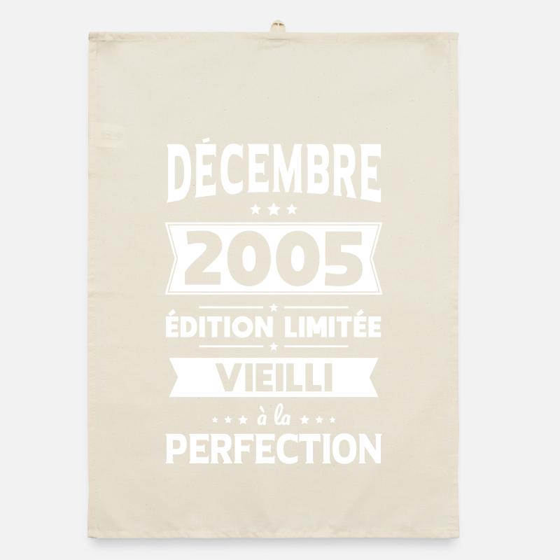 20. Jahrestag - Dezember 2005 Perfektion Organic Geschirrtuch