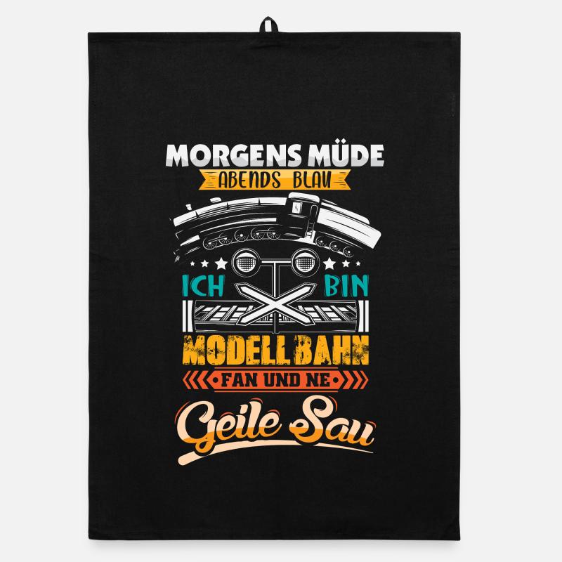 Modellbahn Modelleisenbahn Eisenbahn Organic Geschirrtuch