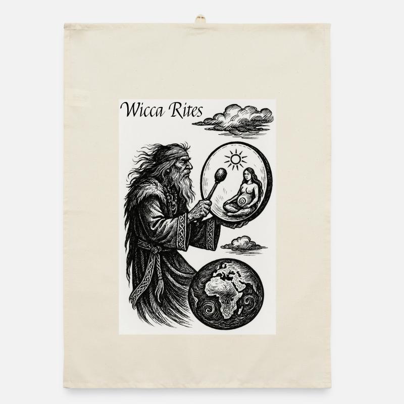 Wicca-Riten Organic Geschirrtuch