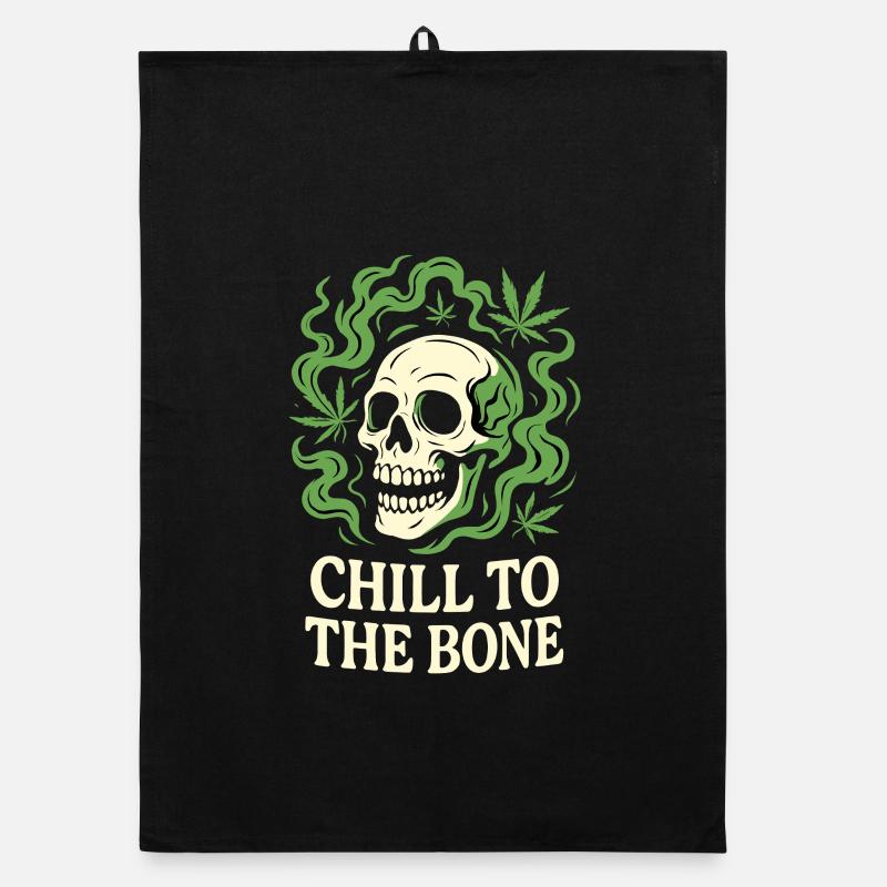Chill to the Bone – Relaxed Skull Torchon bio
