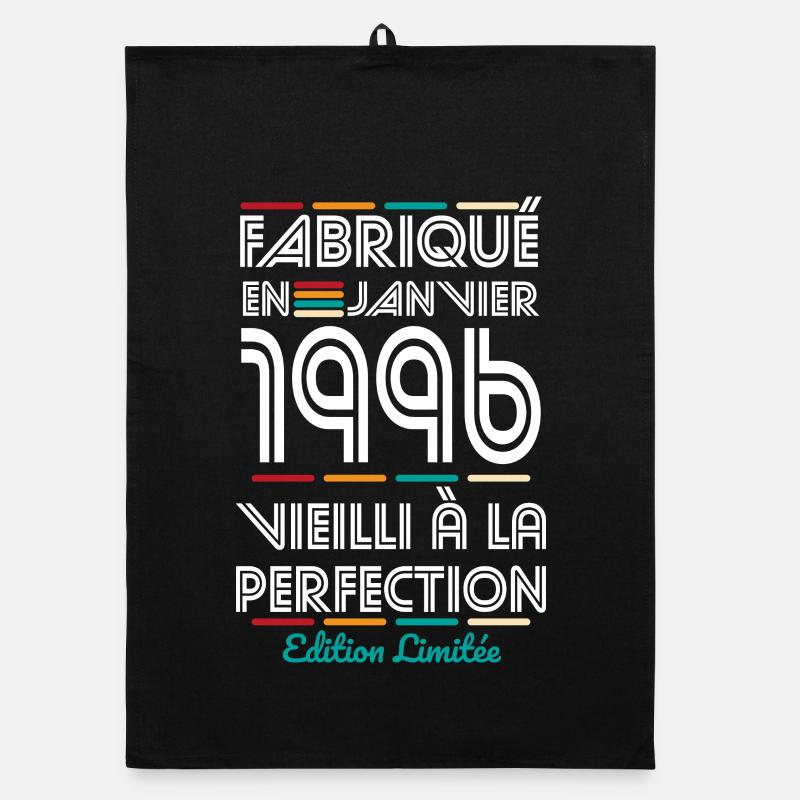 Anniversaire 30 ans - Fabriqué en Janvier 1996 Torchon bio
