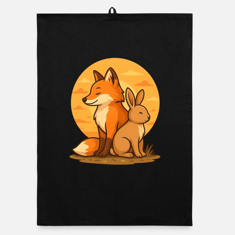 Renard et Lapin Torchon bio