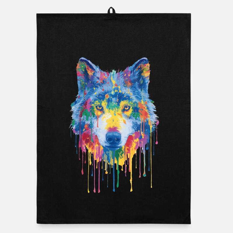 Wolf Organic Geschirrtuch