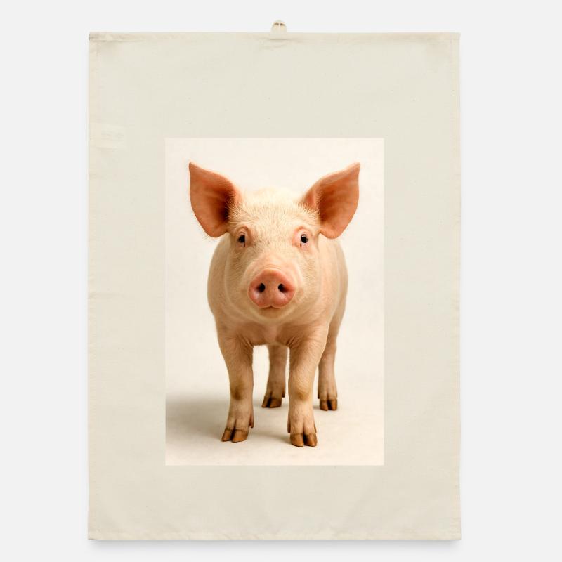 Cochon pastel Torchon bio