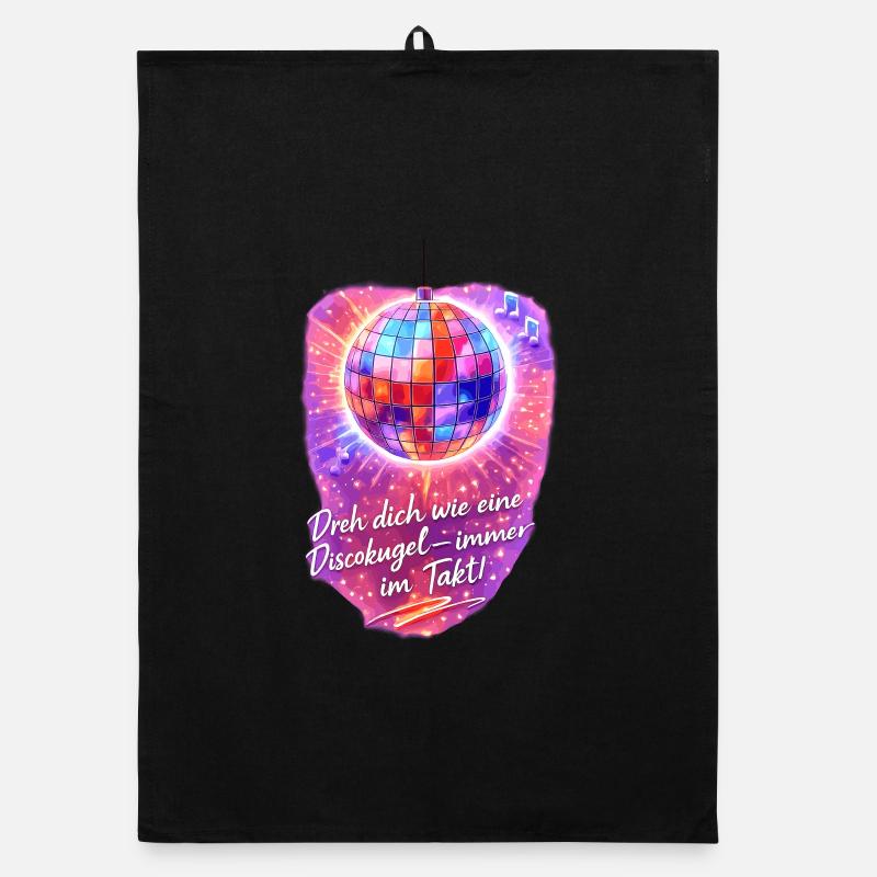 Tourne comme une boule disco Torchon bio