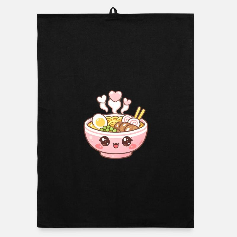 Ramen kawaii Torchon bio