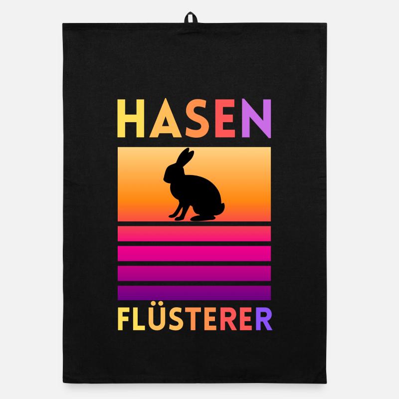 Hase Flüsterer Organic Geschirrtuch