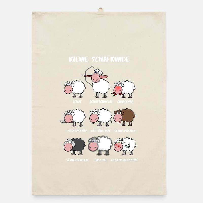 Kleine Schafkunde Organic Geschirrtuch
