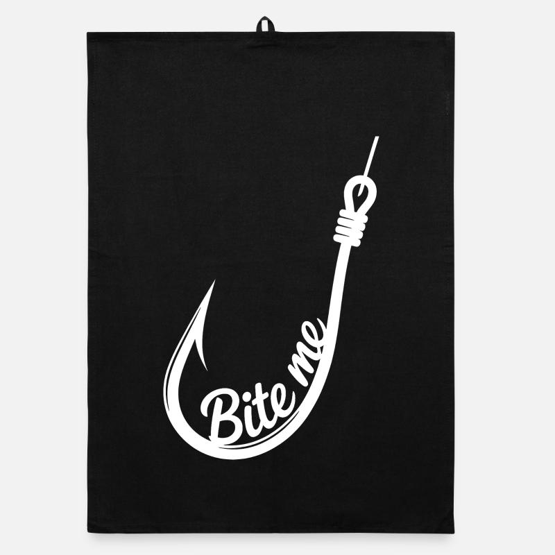 Emblème de l’hameçon à pêche-Me Torchon bio