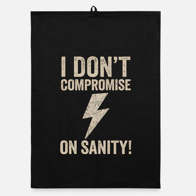 I don't give up reason Organic dish towel