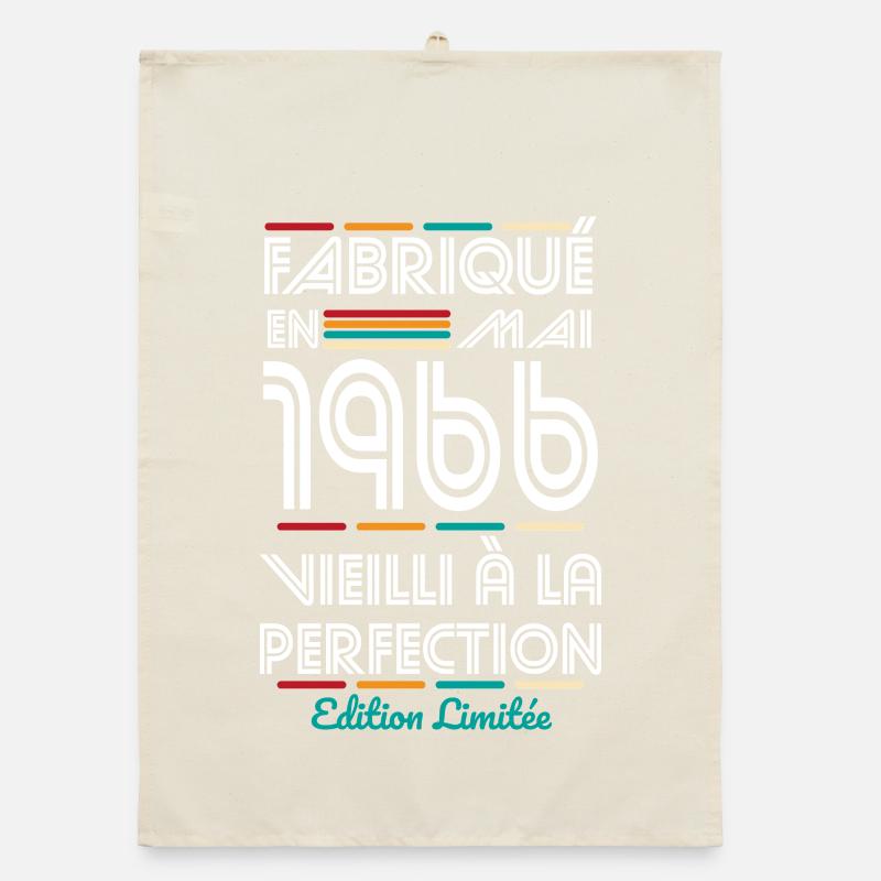 60 Year Anniversary - Made in May 1966 Organic dish towel